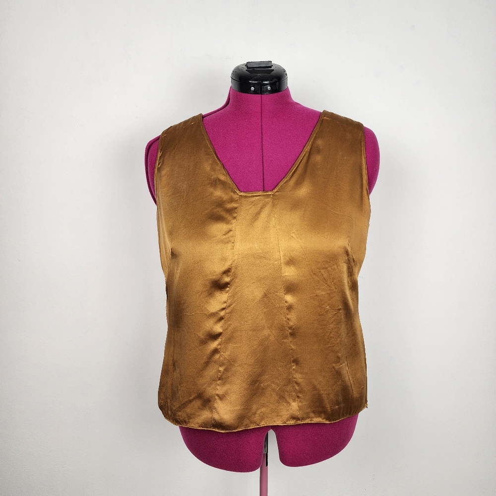 Flawed*Altered Jones New York Silk Top Size 16